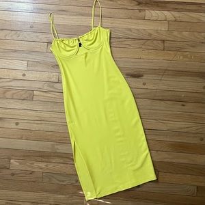 Hours Yellow Cocktail Dress